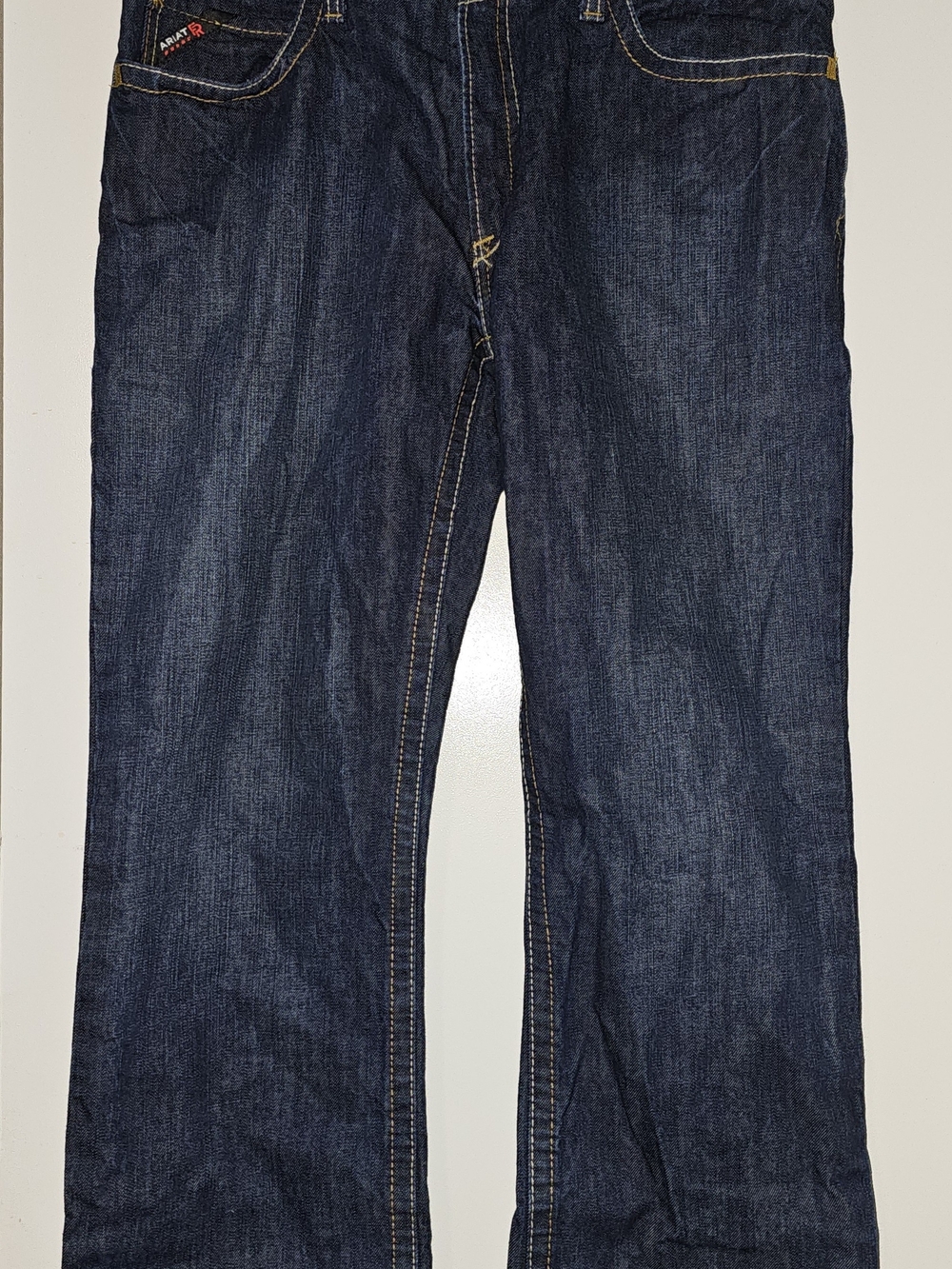 Ariat Men's FR Jeans M4 Relaxed Boot Cut Size 36x32 CAT2 Flame Resistance Denim